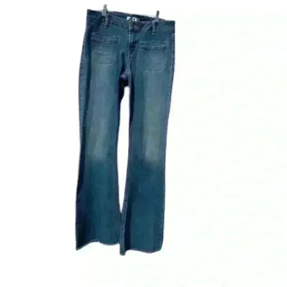 DEX Ashbury High Rise Fit Flare Leg Patch Pockets Jeans Size 28 - Picture 8 of 8